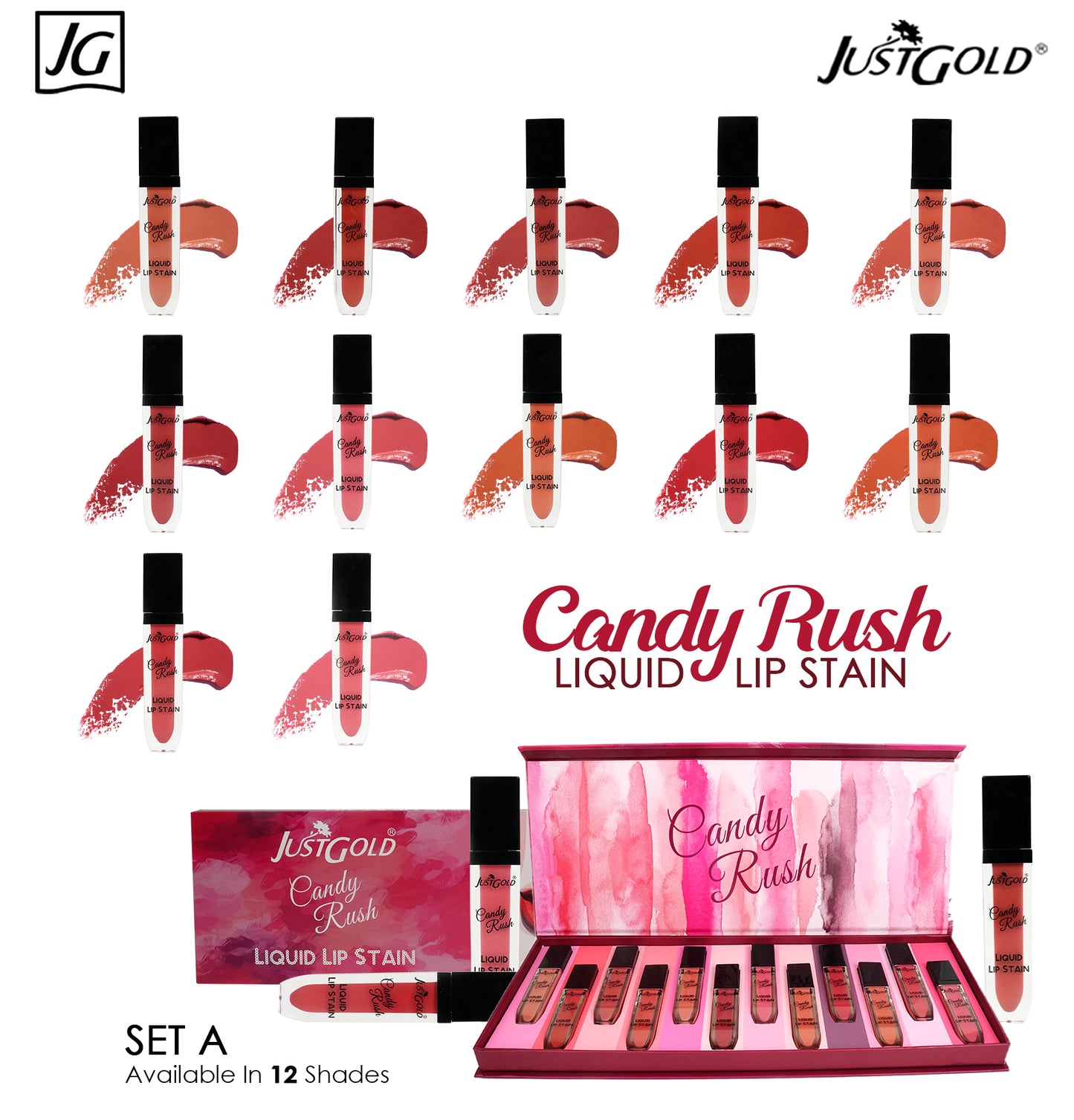 Candy rush lip gloss set